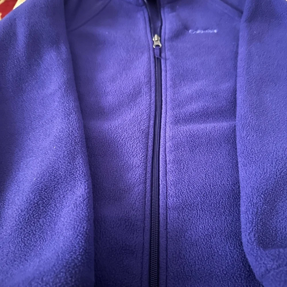 Columbia Deep Purple Fleece Pullover Jacket